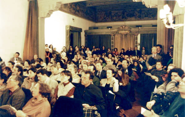 Concert audience in the French Institute